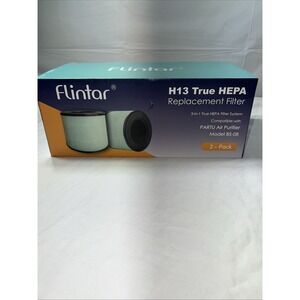 Flintar H13 True HEPA Replacement Filter 2-Pack for BS-08 Air Purifier